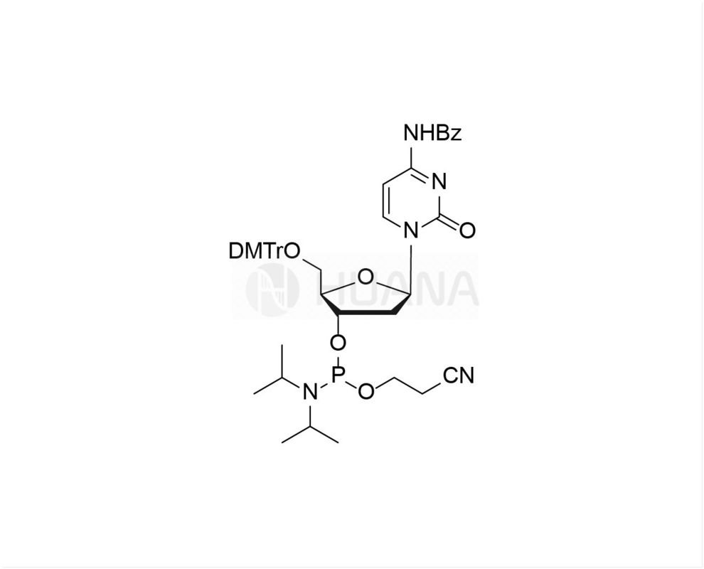 DMTr-dC(Bz)-3'-CE-Phosphoramidite CAS: 102212-98-6 سنتز اولیگو نوکلئوتید تولید کننده DNA فسفورامیدیت dC(Bz)